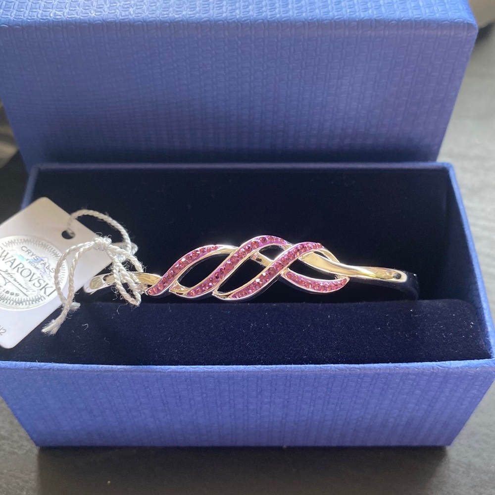 Swarovski Pink Crystal Bangle